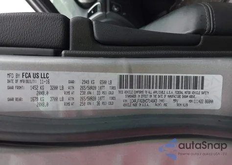 2017 Jeep Grand Cherokee Altitude 4X4 z USA, uszkodzony, nr VIN 1C4RJFAG9HC714643